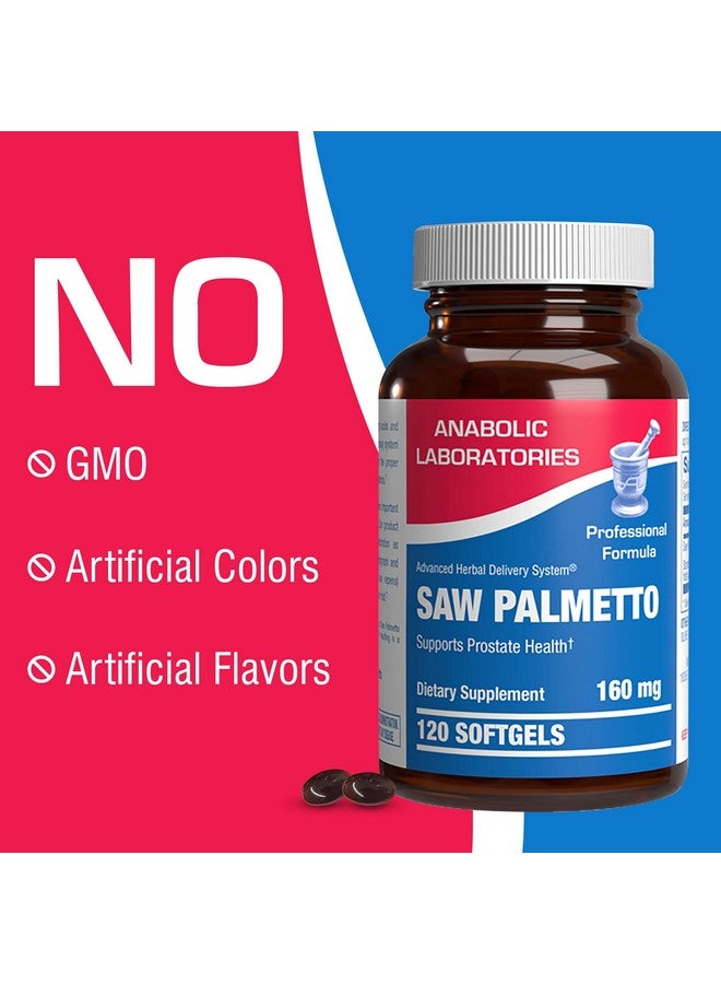Anabolic Laboratories High Absorption Saw Palmetto for Men - Herbal Urinary and Prostate Health Supplement for Men with Saw Palmetto Extract - Non-GMO & Made in The USA in cGMP Facilities - Up to 120 Servings - Image 5