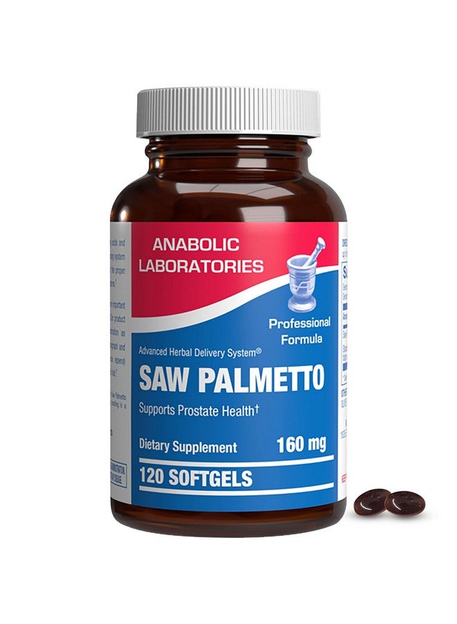 Anabolic Laboratories High Absorption Saw Palmetto for Men - Herbal Urinary and Prostate Health Supplement for Men with Saw Palmetto Extract - Non-GMO & Made in The USA in cGMP Facilities - Up to 120 Servings - Image 1
