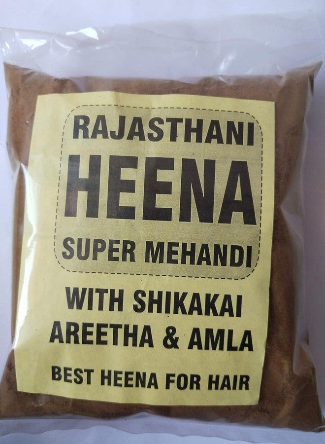 Yaayi مسحوق تلوين الشعر Yaayi Rajasthani Heena Super Mehandi طبيعي 100% مع فرشاة مجانية (250 جرام) - Image 5