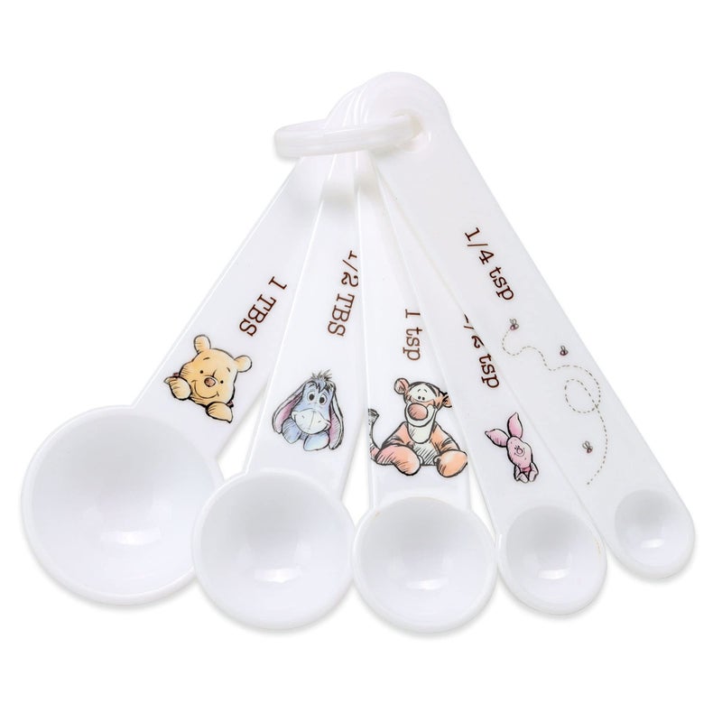 Open Road Brands Disney Winnie the Pooh Measuring Spoons  Adorable Winnie the Pooh Measuring Spoons for Kitchen