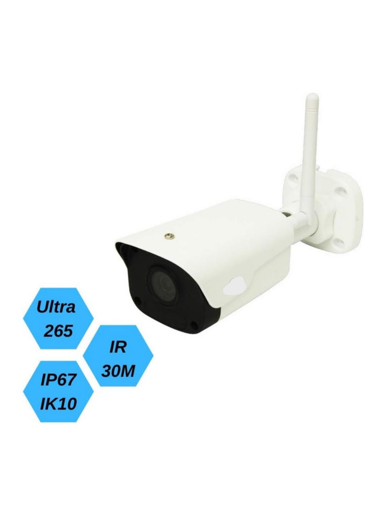 طقم كاميرات مراقبة لاسلكية مع مسجل واي فاي و4 كاميرات IP بولت - Image 2