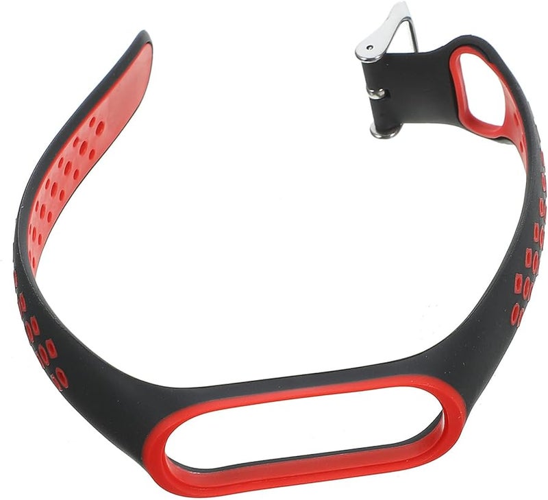 Two Tone Sport Bracelet Wristband Strap Accessories Red Color - Image 1
