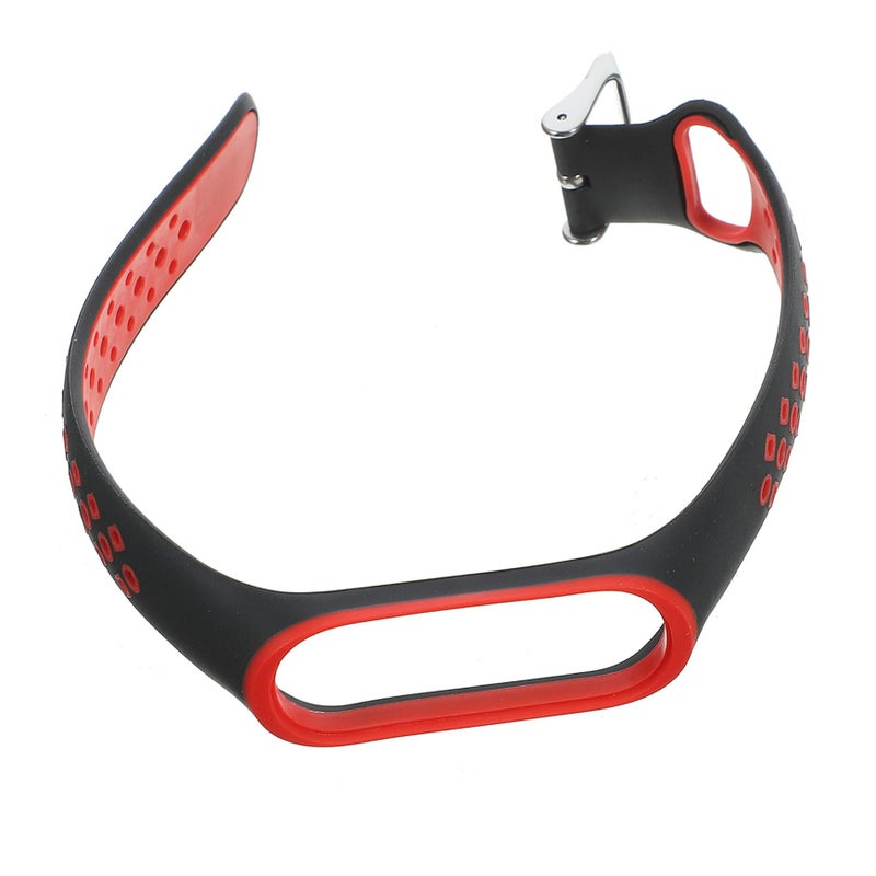 Two Tone Sport Bracelet Wristband Strap Accessories Red Color - Image 2