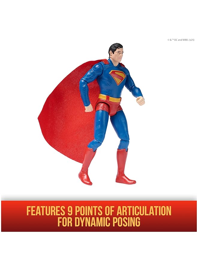 DC Comics Superman 15 Cm Action Figure Authentic Superman Movie Styling Super Heroes Kids’ Toys For Boys And Girls Aged 4 And Up - Image 5