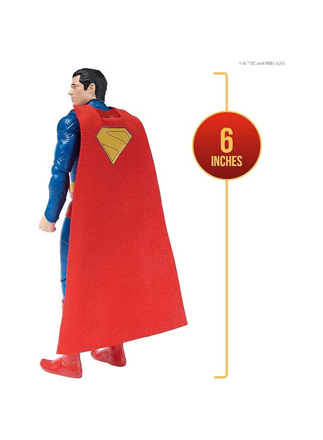 DC Comics Superman 15 Cm Action Figure Authentic Superman Movie Styling Super Heroes Kids’ Toys For Boys And Girls Aged 4 And Up - Image 3