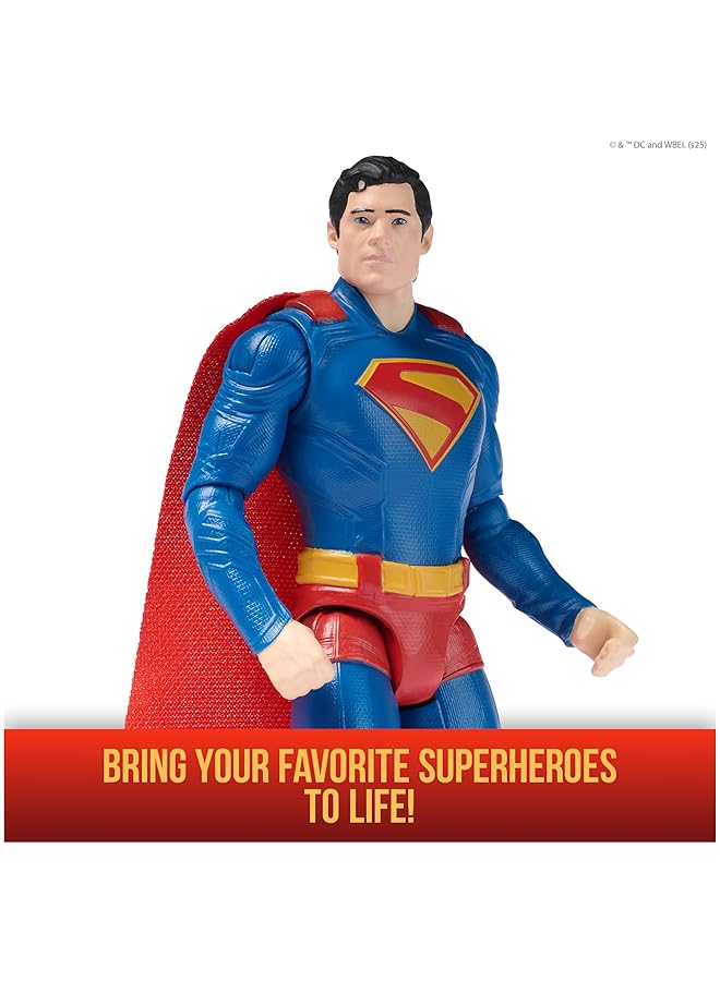 DC Comics Superman 15 Cm Action Figure Authentic Superman Movie Styling Super Heroes Kids’ Toys For Boys And Girls Aged 4 And Up - Image 2