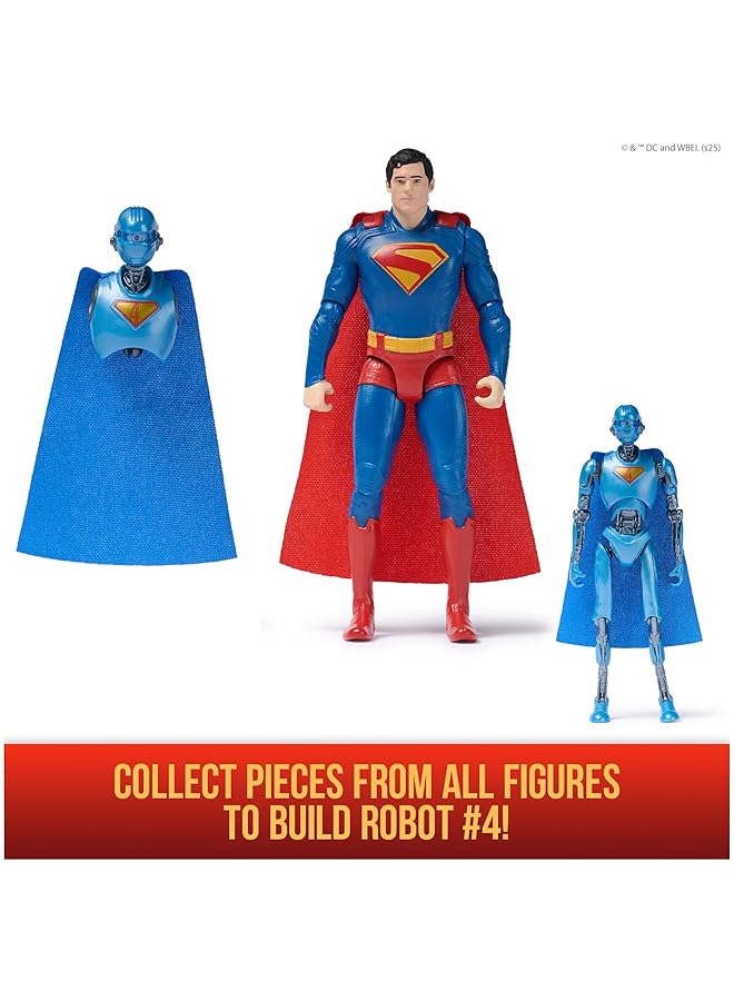 DC Comics Superman 15 Cm Action Figure Authentic Superman Movie Styling Super Heroes Kids’ Toys For Boys And Girls Aged 4 And Up - Image 4