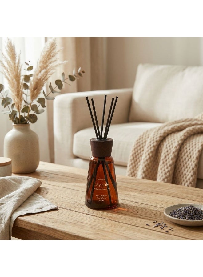 DANUBE HOME Layaale Rose Oud Reed Diffuser 200ml Luxury Home Fragrance - Image 3