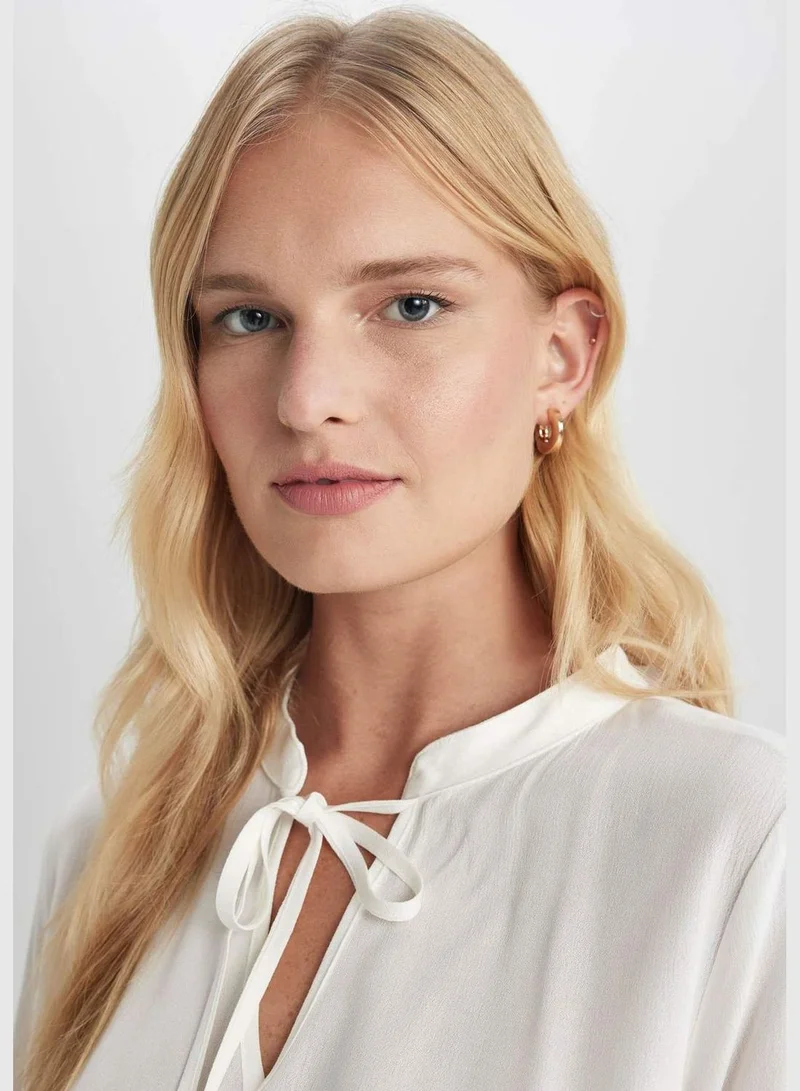 DeFacto Woman Woven Long Sleeve Blouse