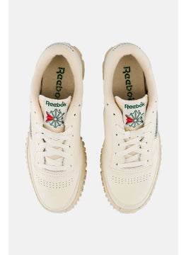 Reebok Men Club C Vibram Lace Up Tennis Shoes, Beige  - Image 2