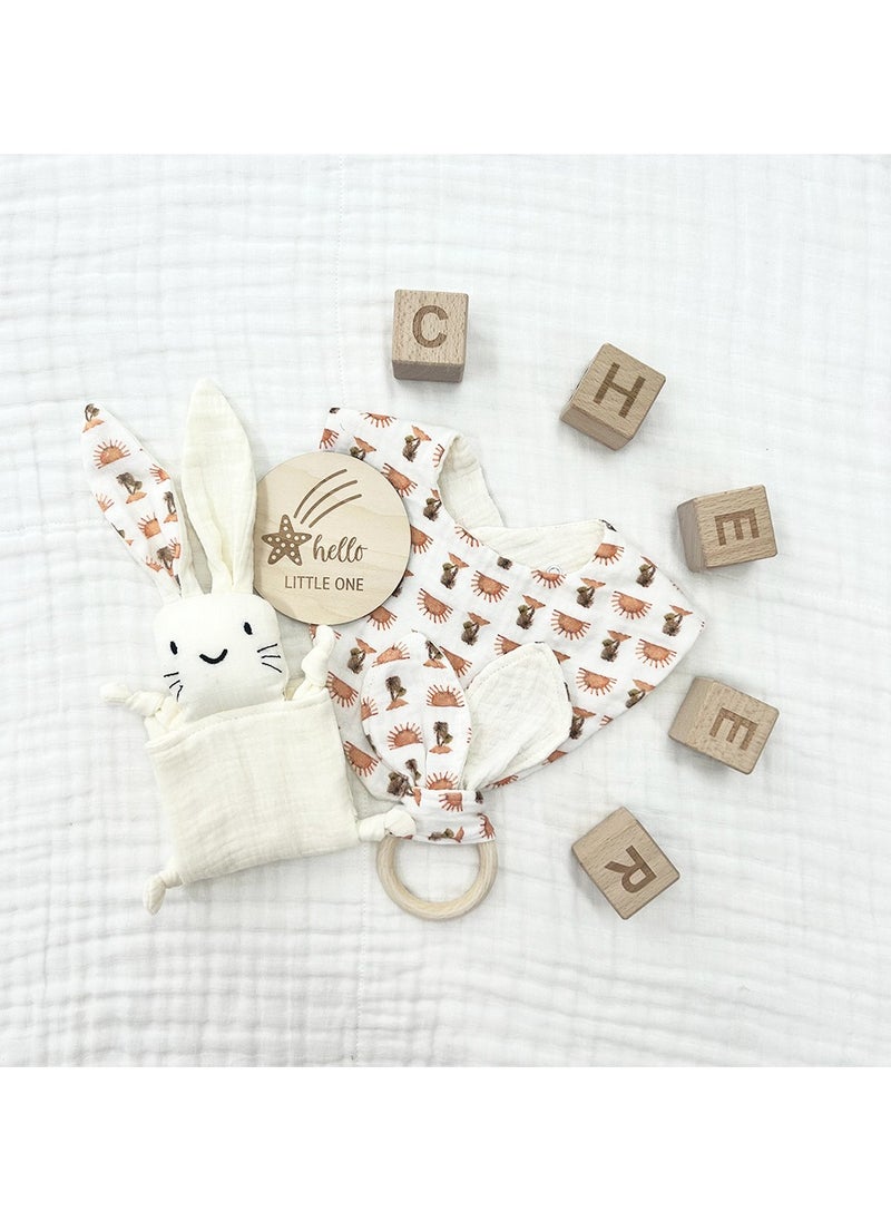 Beauenty Baby shower Towel Gift set Baby Bunny shower towel set  - Image 4