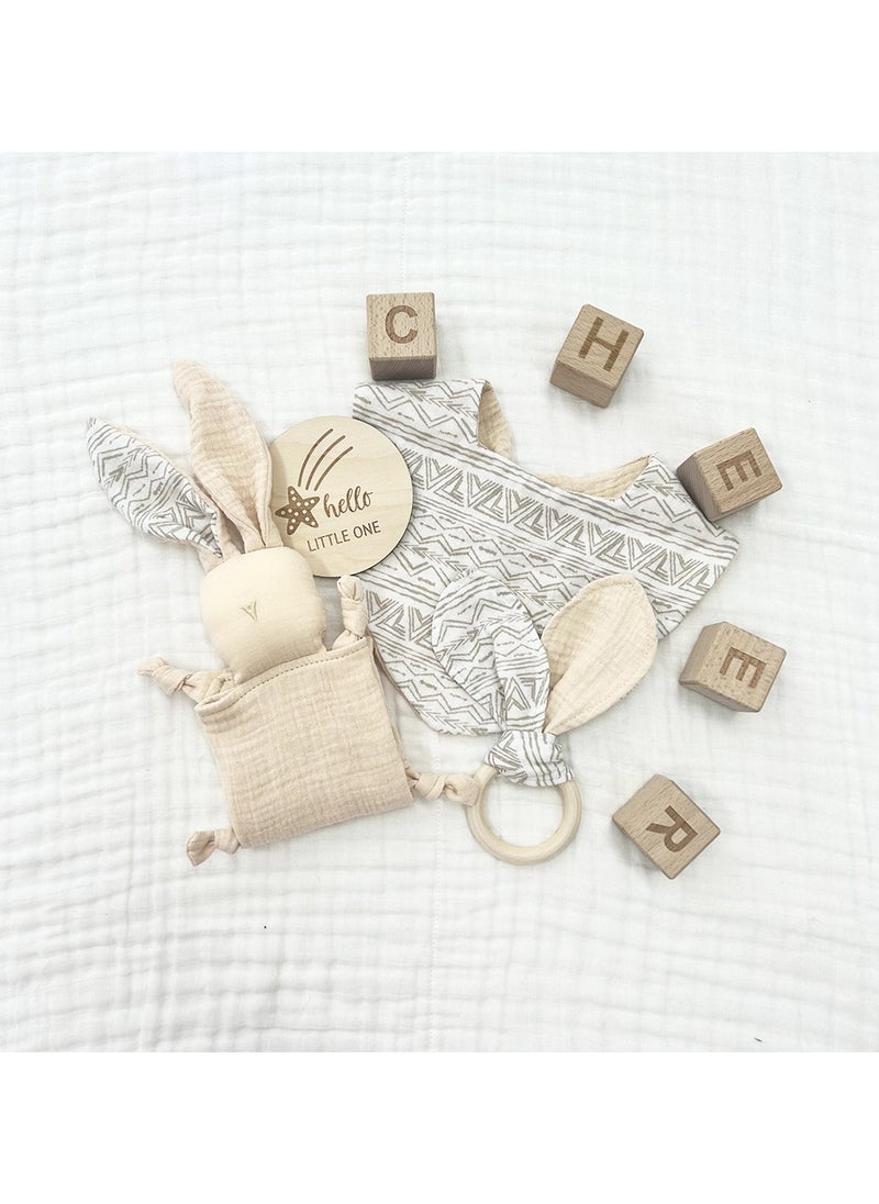 Beauenty Baby shower Towel Gift set Baby Bunny shower towel set  - Image 1