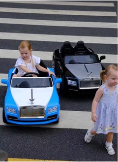 Generic Electric car suitable for 8 years old, multi-color electric ride-on car for children (white)  - Image 3
