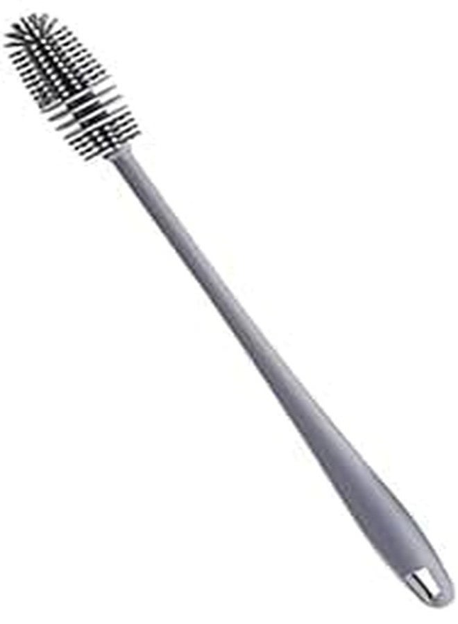 Top Select Silicone Bottle Cleaning Brush with Long Handle, Multipurpose Flexible Bottle Cleaner Brush for Glass, Plastic Bottles & More (Pack of 2)
