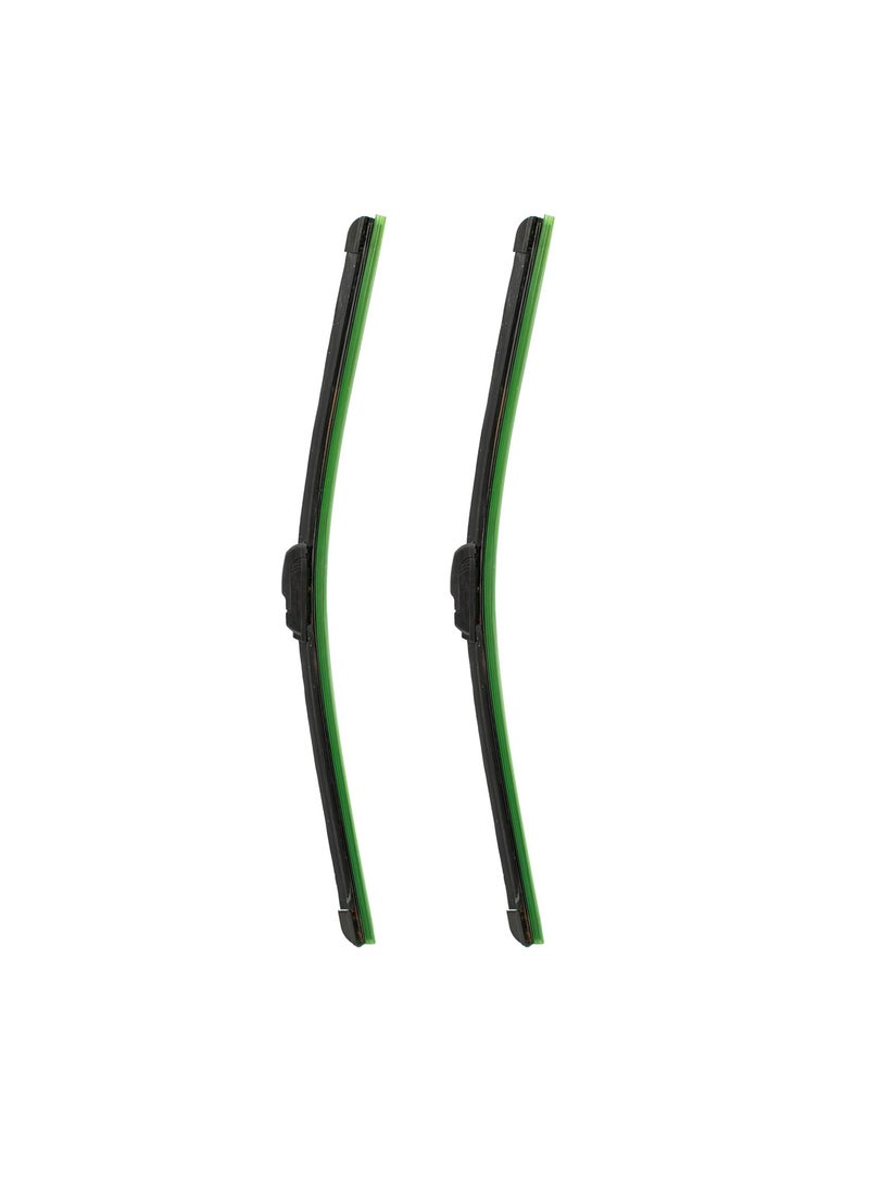 WINCA 2 Pcs Universal Wiper Blade 24" Multifunctional Replaceable Connectors, All Season Universal Car Wiper Blade - Image 2