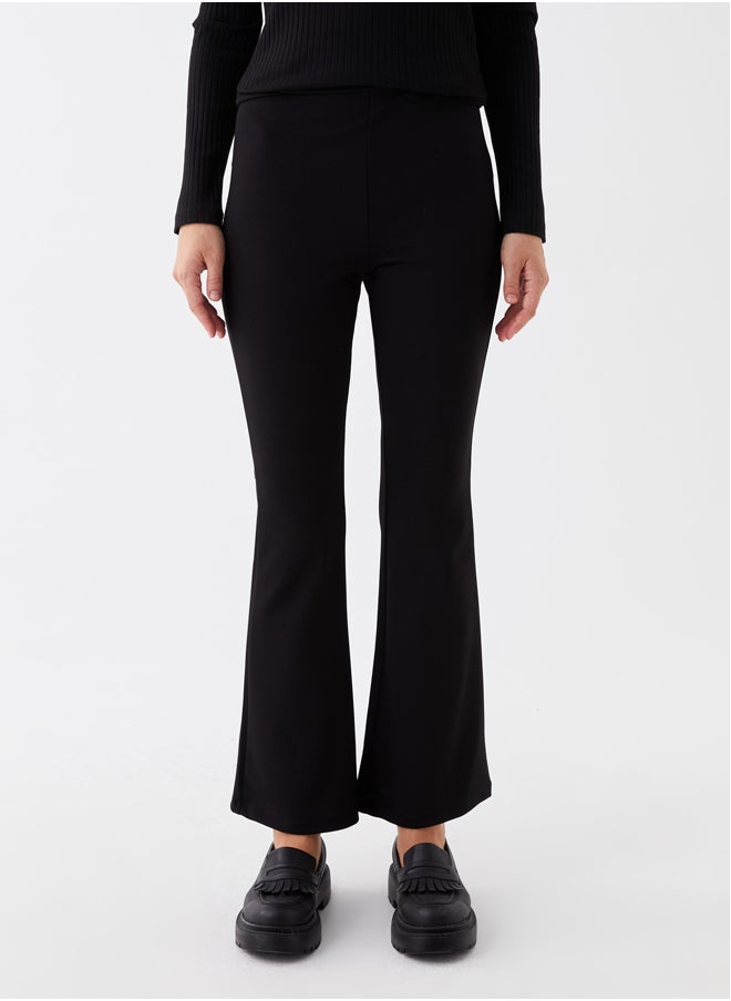 LC WAIKIKI - Slim Fit Plain Crepe Women's Pants - Image 1