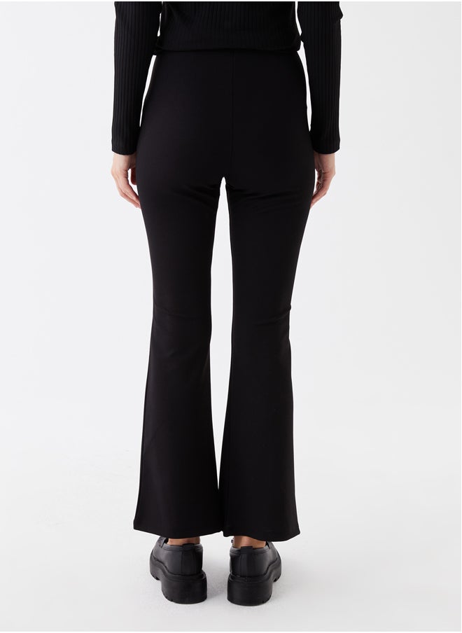 LC WAIKIKI - Slim Fit Plain Crepe Women's Pants - Image 1