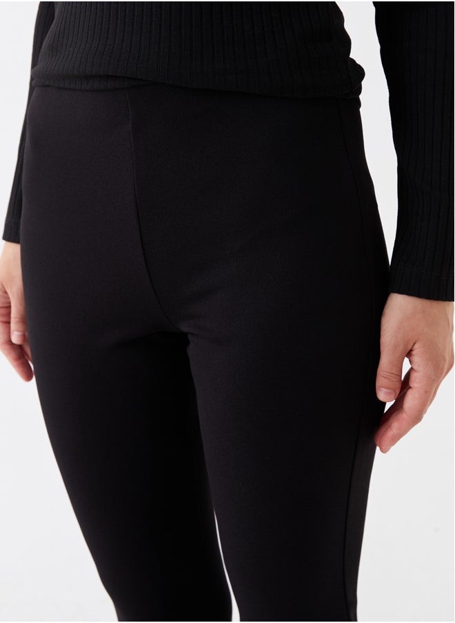 LC WAIKIKI - Slim Fit Plain Crepe Women's Pants - Image 1