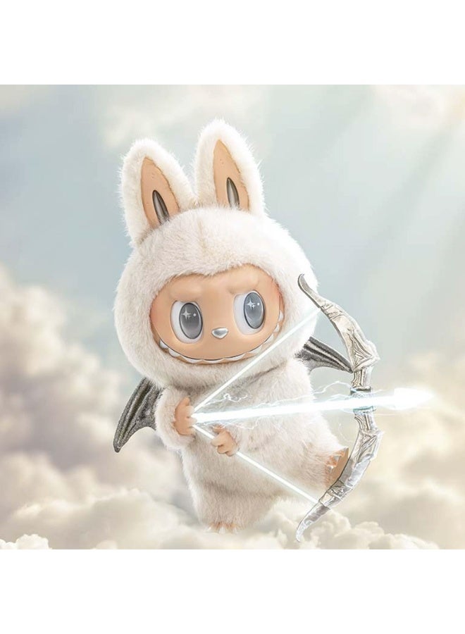 Pop Mart x Bunny Labubu The Monsters Series Vinyl Plush Pendant Toys Dolls Standing with Wings Design Action Figures Collectible Toys Home Decorations Holiday Birthday Ramadan Gifts Cute Doll Present to Children - Image 3