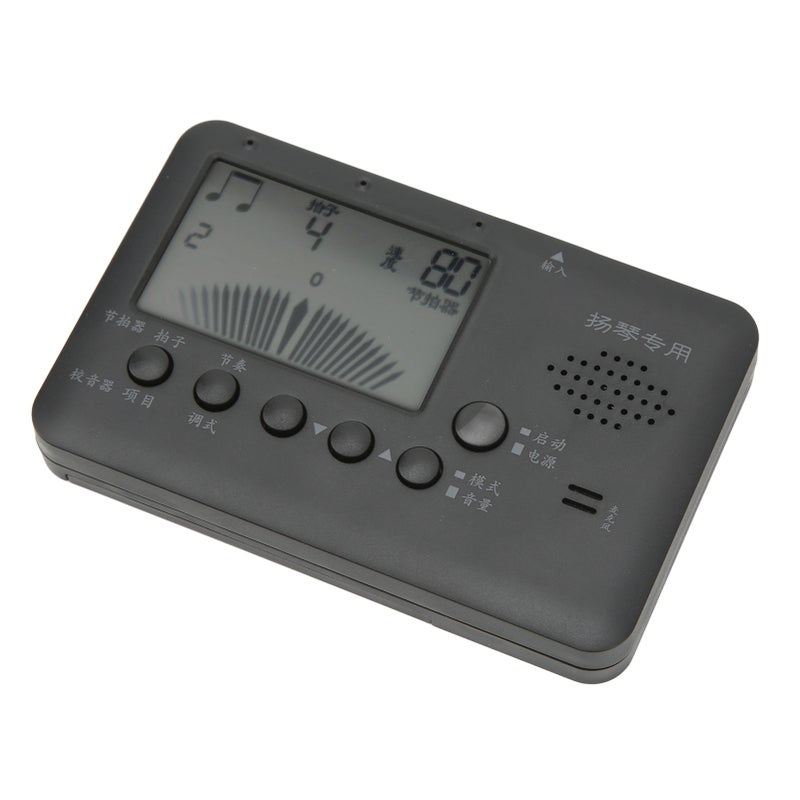 Dulcimer Electronic Tuner: Clip-On Vibration Mode, Large View LCD Display, Lightweight Plastic Build - Power-Saving 2 AAA Battery Operated Tuner for Dulcimer Players - Image 2
