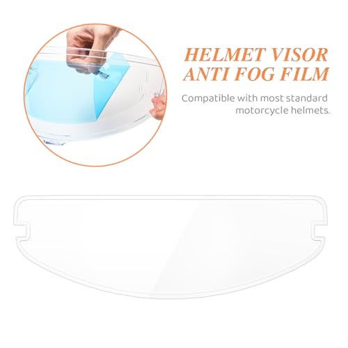 RVBASICS Universal Anti Fog Film for Motorcycle Helmet Visor,Helmet Face Shield Anti Fog Visor Insert,Fog Prevention Visor Lens on Cold Mornings and Rainy Days,Clear Vision Safer Rides,Simple but Effective - Image 2