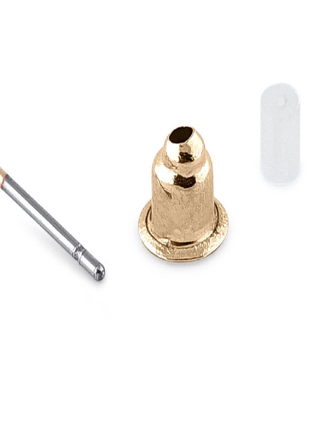 أكسيسورايز مجموعة أقراط دائرية ذهبية من أكسسورايز لندن للنساء، عبوة من 3 قطع - Image 3