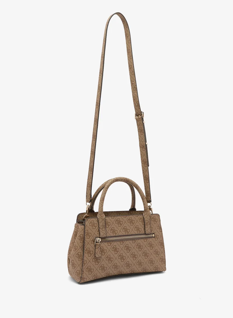 Guess  Leona Logo Small Satchel Bag for Women | Best Price UAE