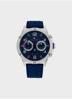 Tommy Hilfiger Plus Men's Quartz Silicone Watch 1792027-46mm  - Image 1