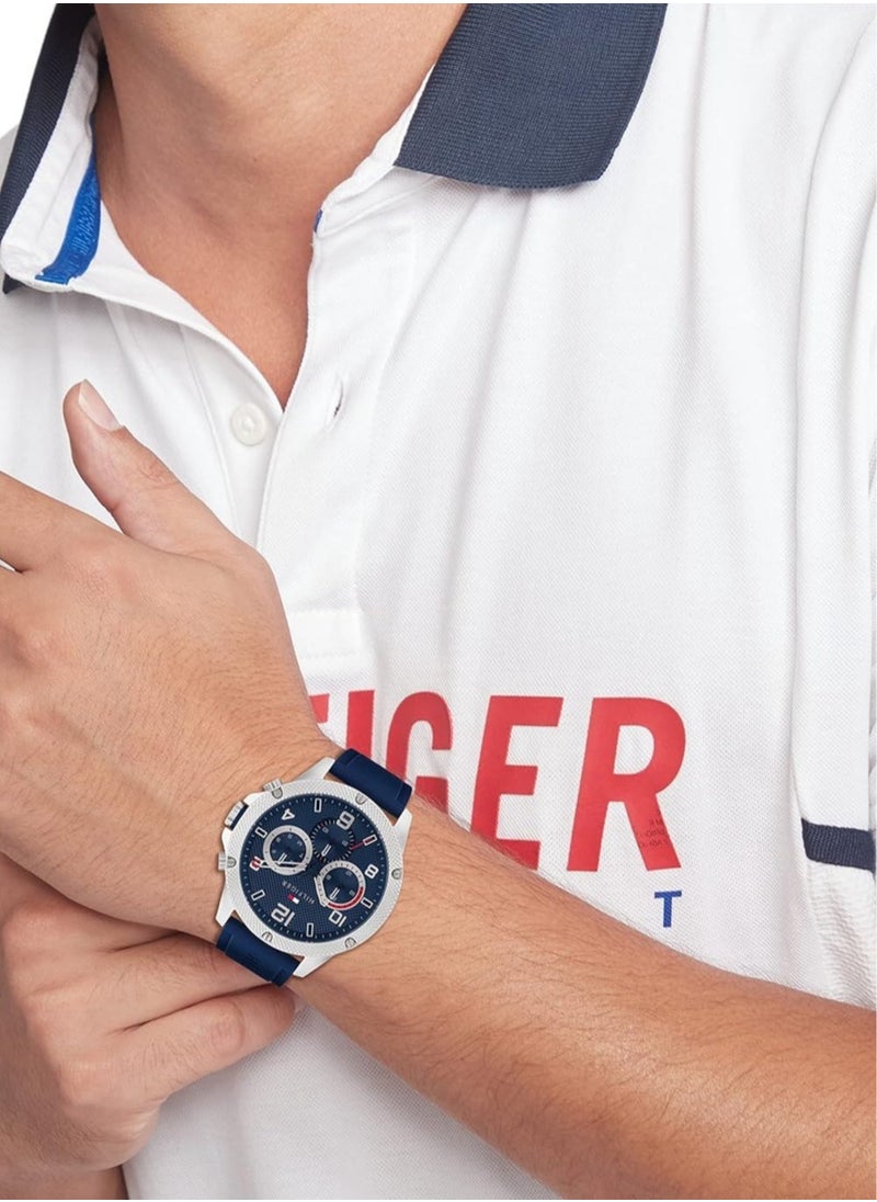 Tommy Hilfiger Plus Men's Quartz Silicone Watch 1792027-46mm  - Image 4