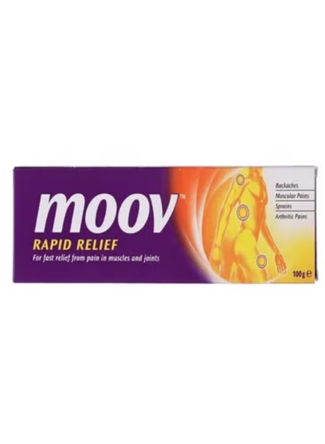 Moov Fast Acting Massage Cream designed to relieve muscle and joint pain and promote relaxation - 100g - Image 1