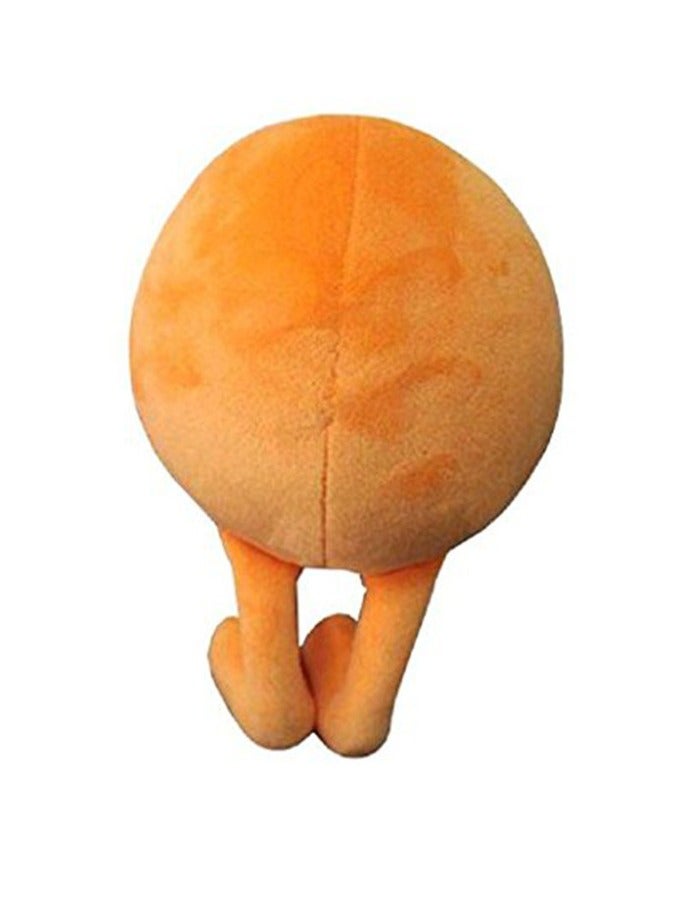 عام دمية حشوة بكسلز من ماركة جيف توي (GFtoy) على شكل كركة كيربورت (Qbert). هذه الدمية التي يبلغ طولها 8 بوصات تمثل شخصية من لعبة ألعاب الفيديو. إنها تحسن بشكل رائع زخرفة الغرفة وتصنع من تصميم رائع للطاولة. - Image 3