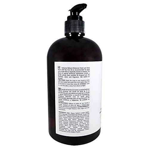 Waxness Dr. Bump Natural Botanical Hand and Body Wash with Tea Tree and Lemongrass 16 fl oz 480 ml - Image 3