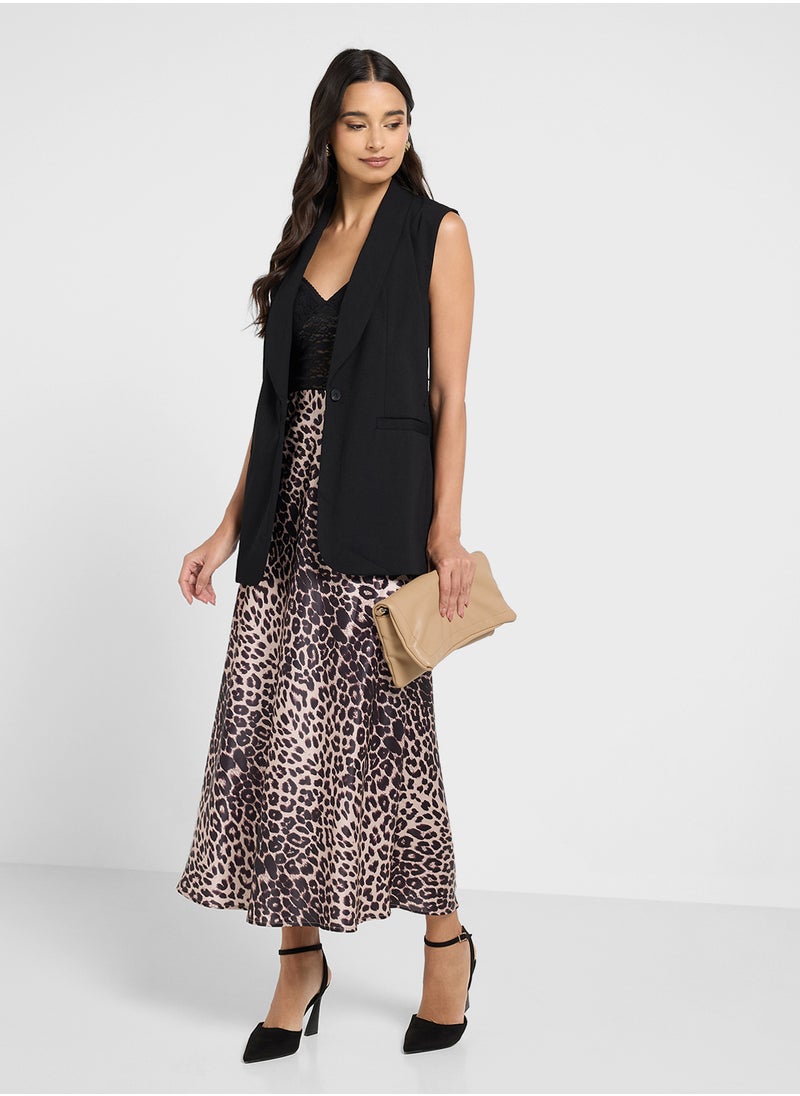 ELLA Animal Print Skirt  - Image 1