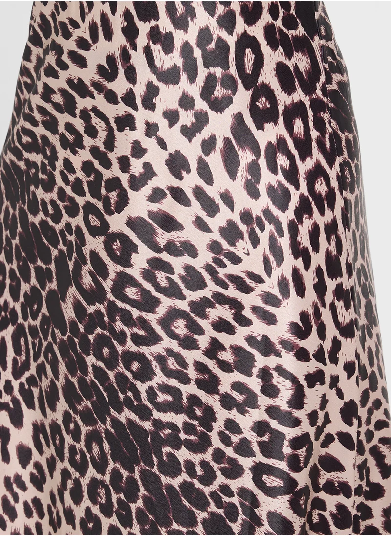 ايلا Animal Print Skirt