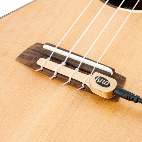 KNA UK-1 Portable Bridge-Mounted Piezo Pickup for Ukulele – Natural Uke Tone, Lightweight, Detachable, Easy No-Mod Installation, Passive No-Battery Design, Universal Fit, Handcrafted in Europe - Image 3