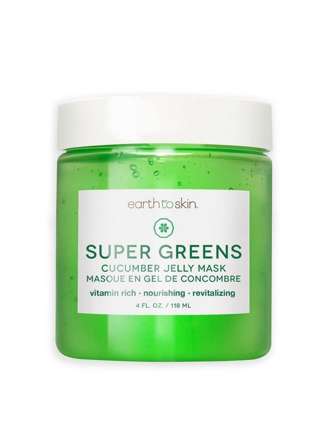 earth to skin Super Greens Cucumber Jelly Mask (4.0 Fl Oz) - Image 1