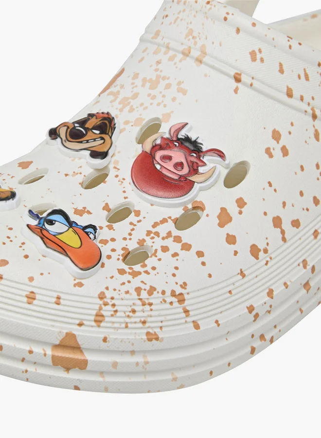 Disney The Lion King Jibbitz Embellished Clogs with Backstrap