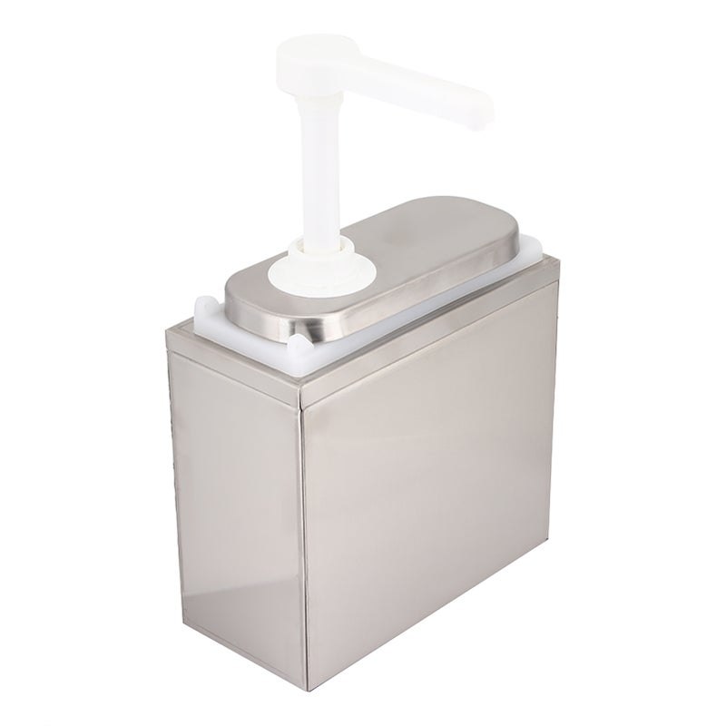 Kitchen Sauce Dispenser Sauce Pump Condiment Dispensing Tool for Home Restaurant Hotel Use2L with Base - Image 5