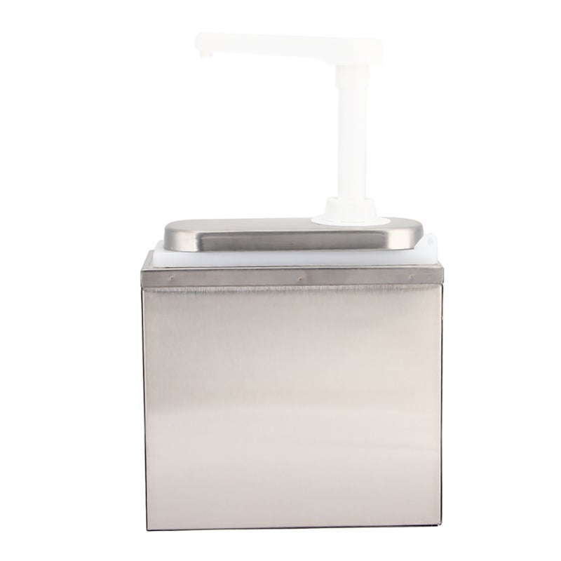 Kitchen Sauce Dispenser Sauce Pump Condiment Dispensing Tool for Home Restaurant Hotel Use2L with Base - Image 4