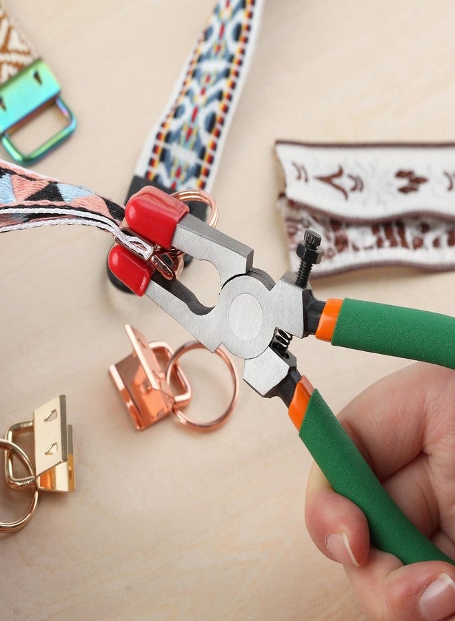 LEONTOOL 6-Inch Glass Running Pliers with Rubber Tips - Curved Jaws for Key Fob & Stained Glass Work - Image 5