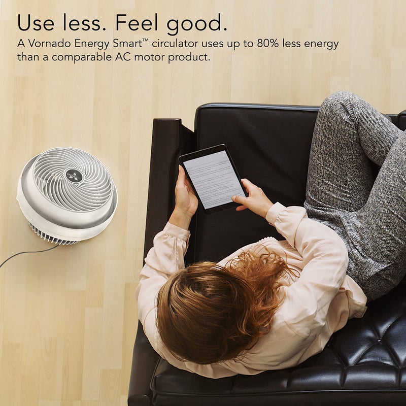 Vornado 610DC Energy Smart Air Circulator Fan with Variable Speed Control  DC Motor  Adjustable Head  Quiet Fan for Bedroom  Office  Home - Image 4