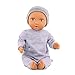 LullaBaby 14Inch Realistic Baby Doll Hazel Eyes Soft Body Romper Pacifier Jumpsuit Hat Pretend Play Baby Boy Doll Ages 2 - Image 3