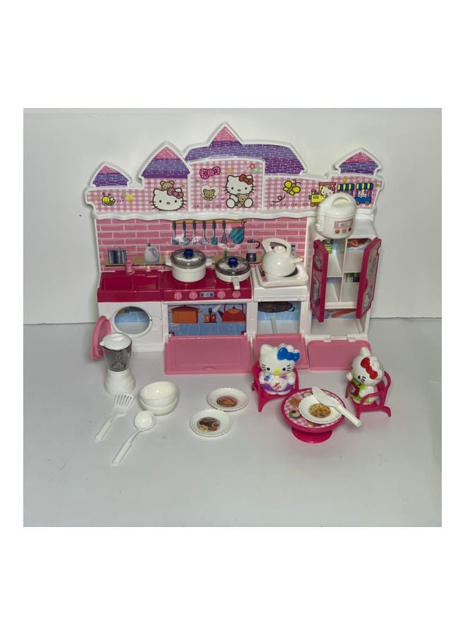 NIBEMINENT Little Chef Cat Mini Kitchen Toys And Accessories Playset - Image 2