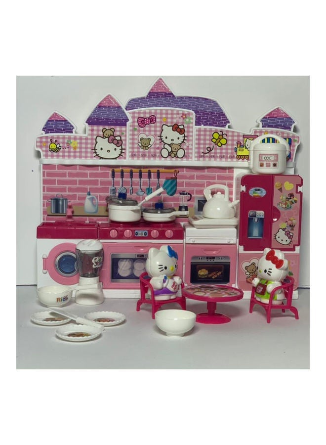 NIBEMINENT Little Chef Cat Mini Kitchen Toys And Accessories Playset - Image 3