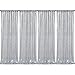 QueenDream 2FTx8FT Silver Glitter Sequin Curtain for Party Photography Backgrounds Wedding Backdrops Set of 4 Panels - Image 2