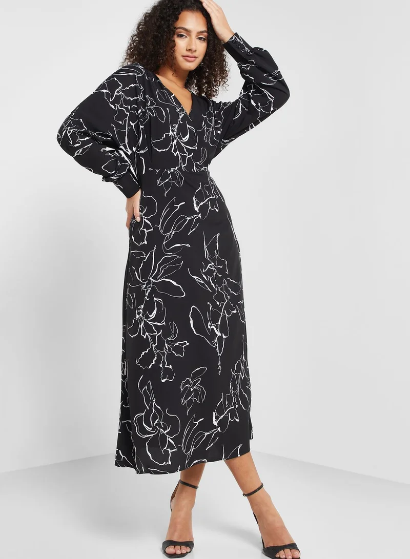 DEBENHAMS Batwing Sleeve Dress
