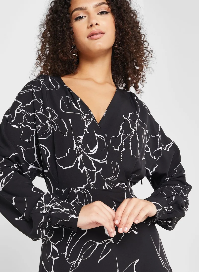 DEBENHAMS Batwing Sleeve Dress