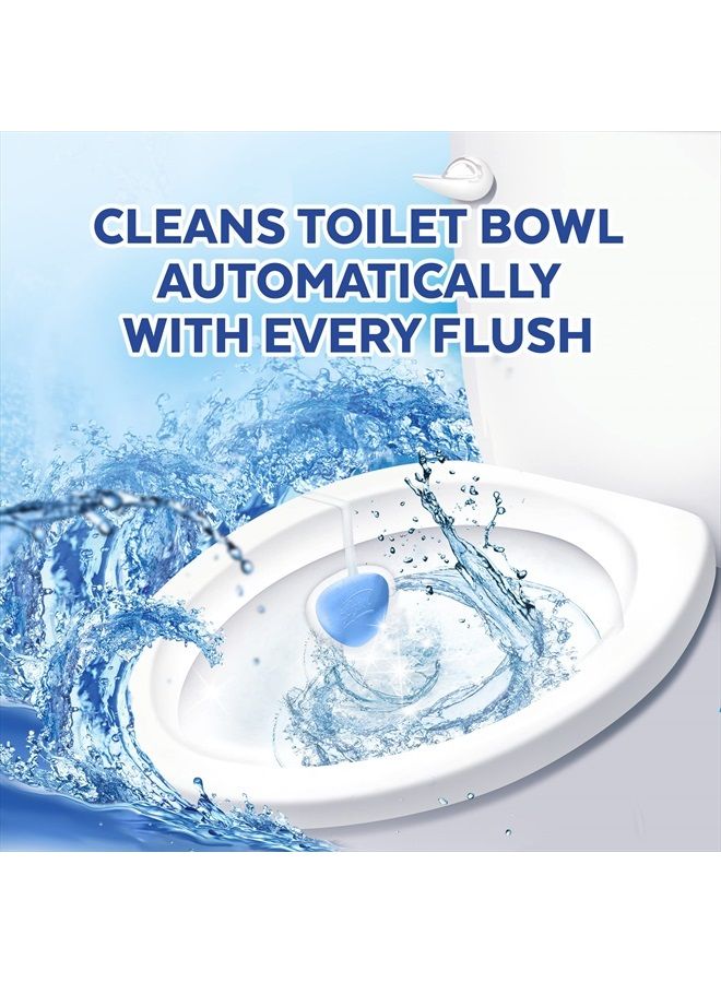 Lysol Automatic In-The-Bowl Toilet Cleaner, Cleans and Freshens Toilet Bowl, Ocean Fresh Scent, 2 Count (Pack of 1) - Image 2