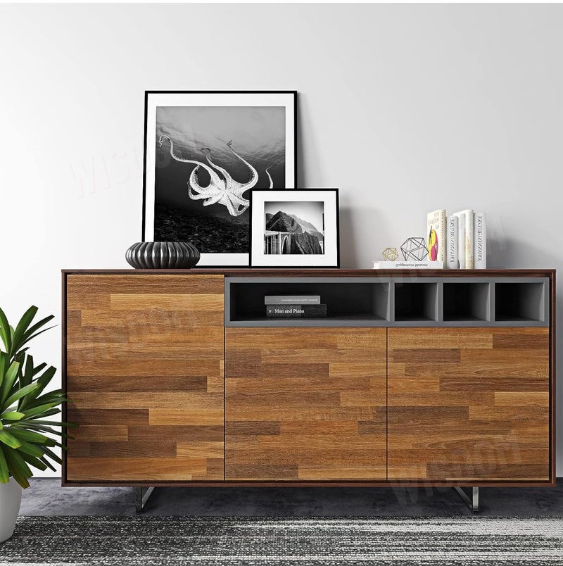 WISDOM Self Adhesive Vinyl Wood Graingeometric Wallpaper For Furniture Vinyl Stickers Wooden Door Desktop Wall Papers Kitchen-Cupboard/Shelf Liner Sheet(12 X 100 Inch,Wood Box),Brown - Image 4
