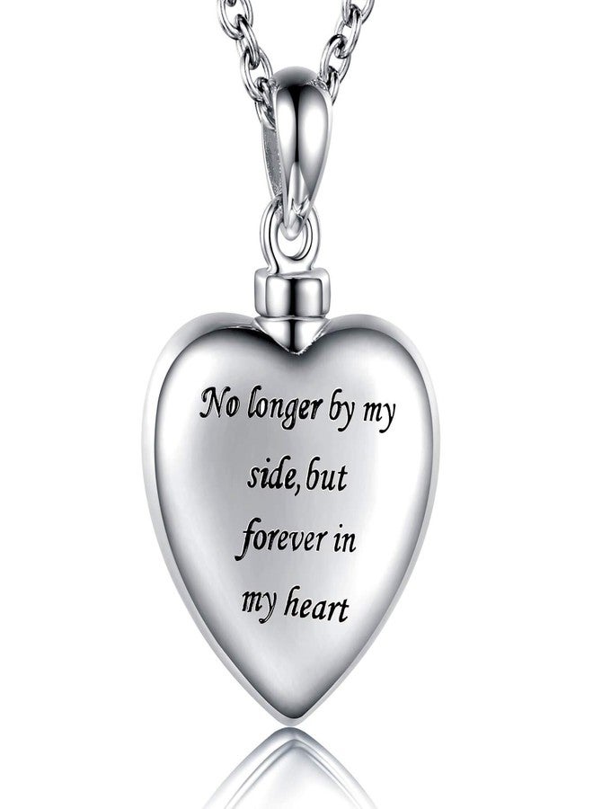 MANBU 925 Sterling Silver Cremation Jewelry for Pet Ash - Memorial Ash Pendant Urn Necklace for Dog Cat Women Remembrance Keepsake Gift for Loss of Loved Furry Friend (pet urn Locket Necklace) - Image 3